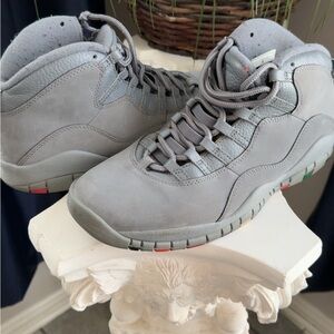 🔥 Men’s Gray AUTHENTIC Air Jordan Retro 10